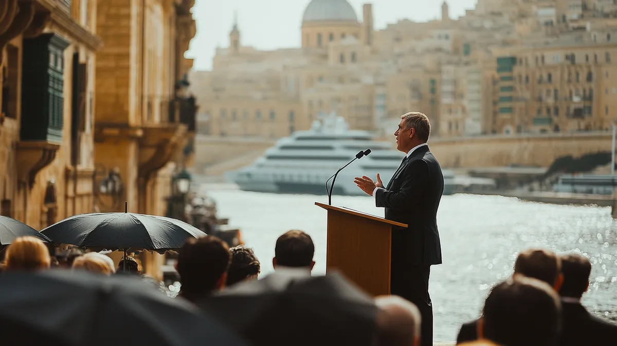 Abela Announces Election Date Will Be 'When The Ferries Start Running On Time'