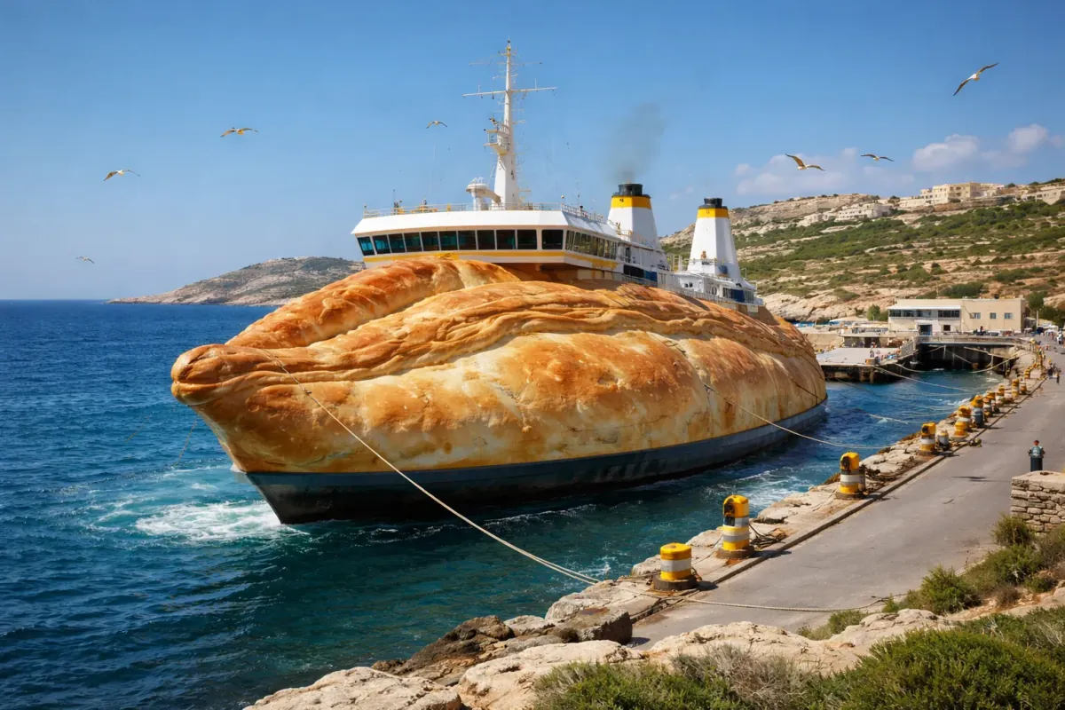 Man Discovers That Gozo Ferry Is Actually Just a Giant, Floating Pastizz