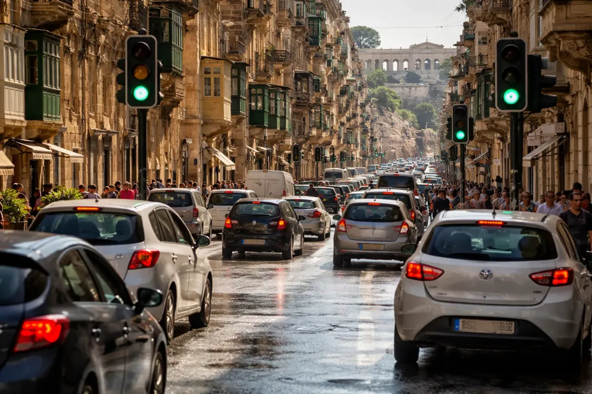 Valletta Mayor Sets Traffic Lights to Green to Encourage ‘Mediterran-easy’ Driving, Chaos Ensues