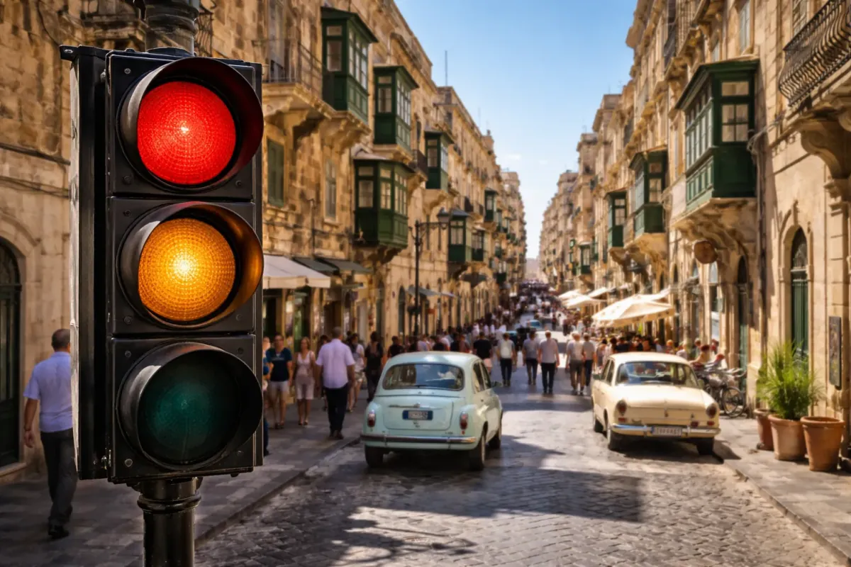 New Traffic Light Colors Introduced to Represent Maltese Emotions: ‘Aħmar for Anger, Għasel for Happiness’