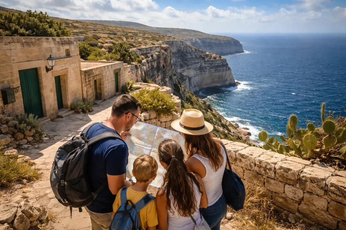 Maltese Family Arrives at Dingli Cliffs, Claims They're Already Lost