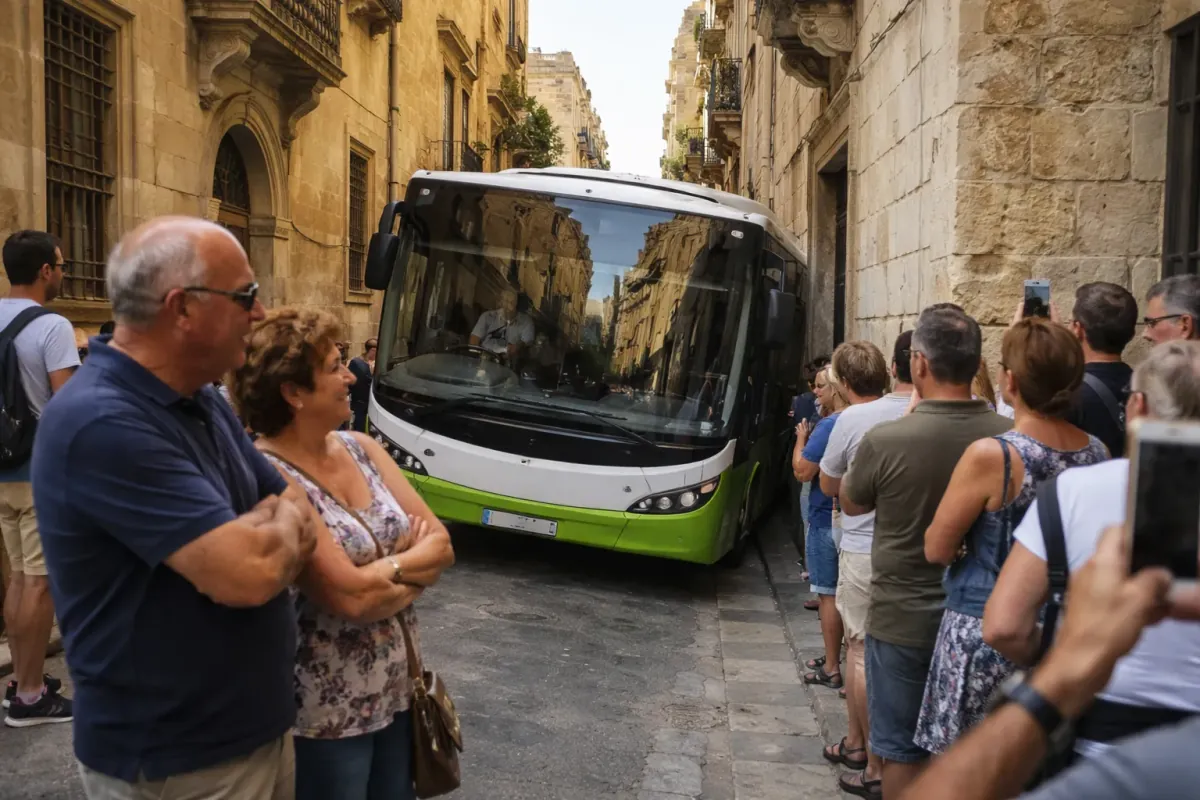 New National Sport: Watching Buses Try to Park in Valletta