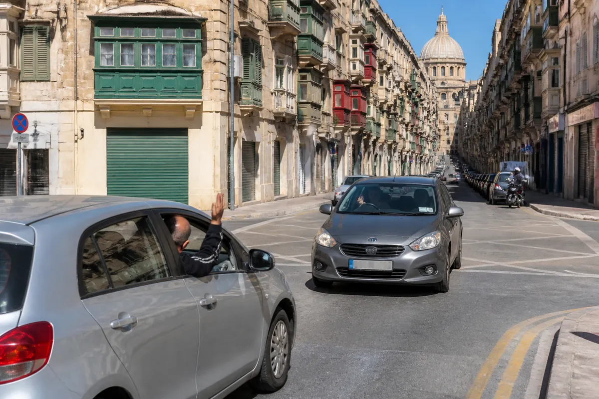 Maltese Government Replaces Traffic Lights with 'Iriżgħa' Hand Gestures to Reduce Road Rage