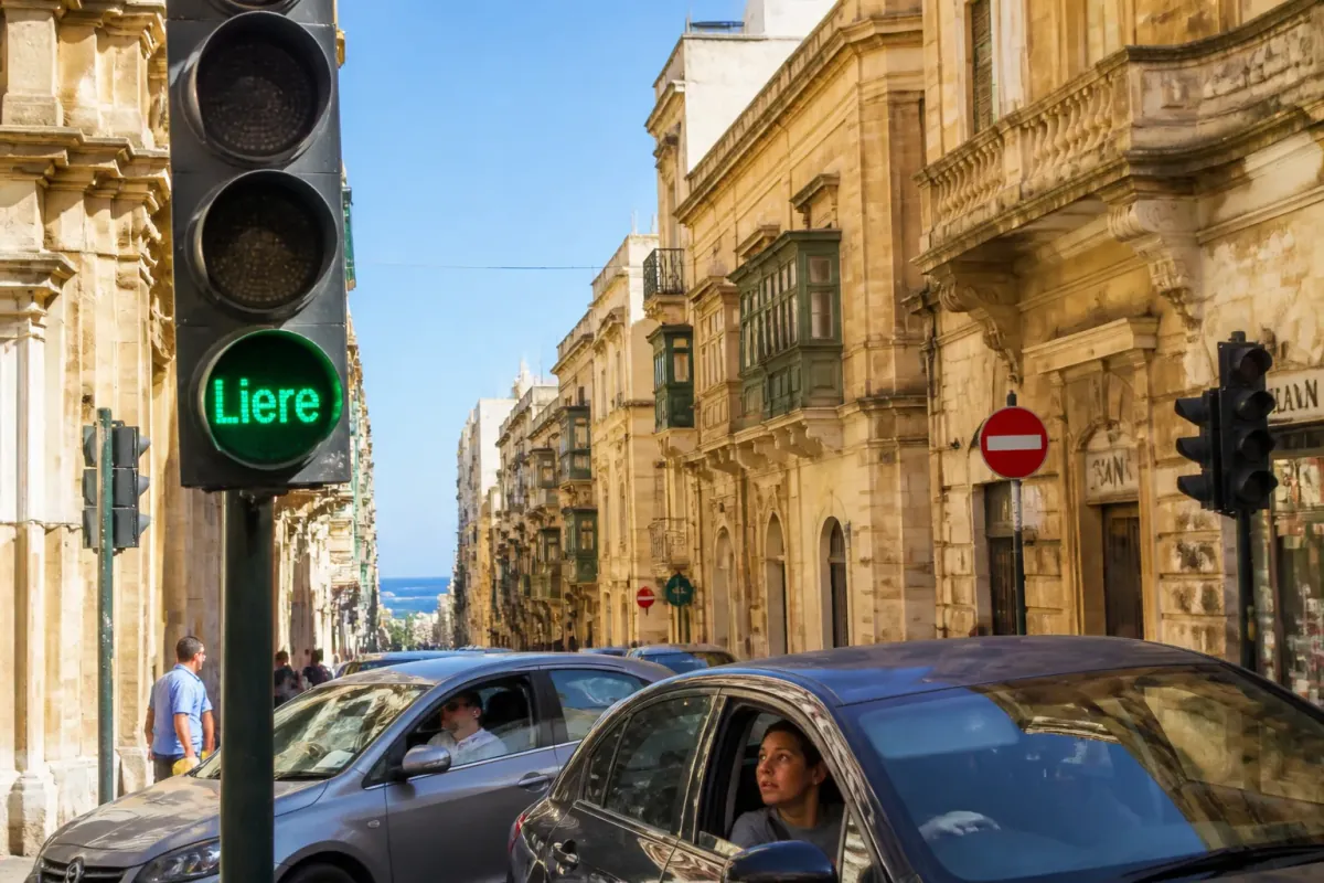 Maltese Government Converts Traffic Lights in Valletta into Permanent 'Liere' Signs for Ultimate Driver Confusion