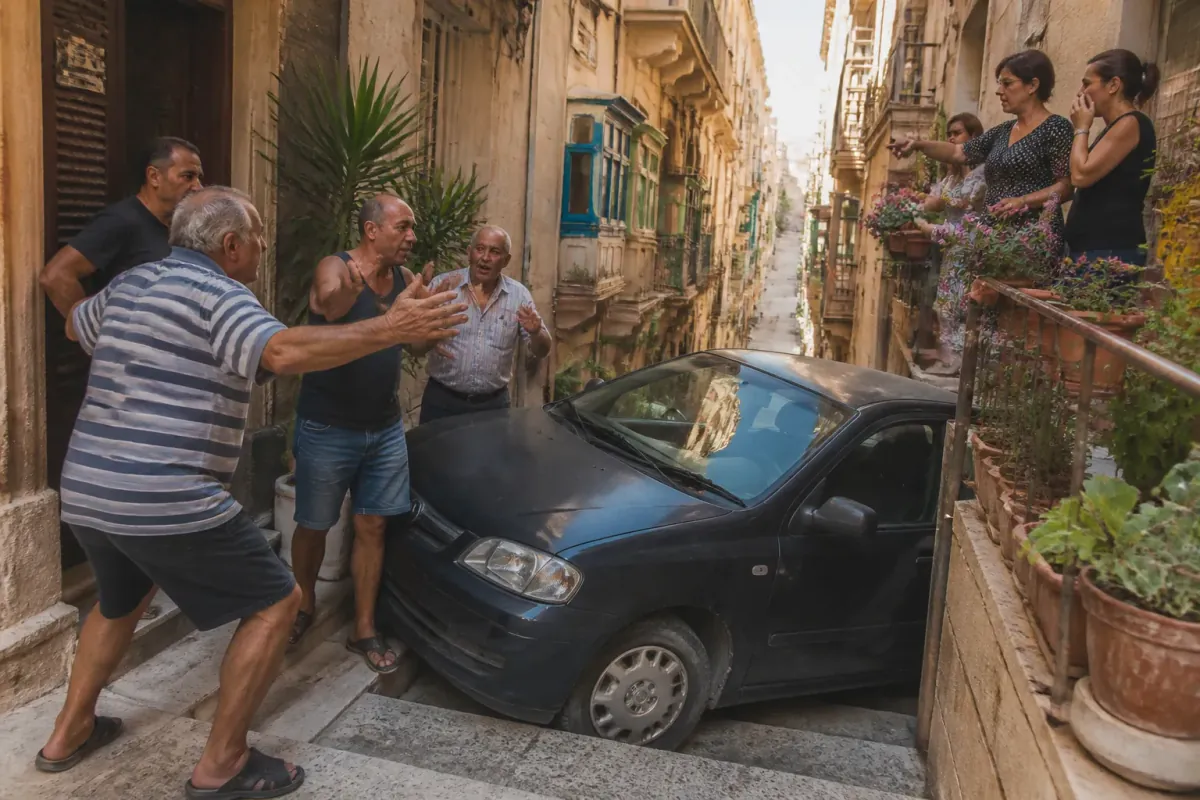 Valletta Parking Studies Show Yelling Like ‘The Godfather’ Lands More Spaces