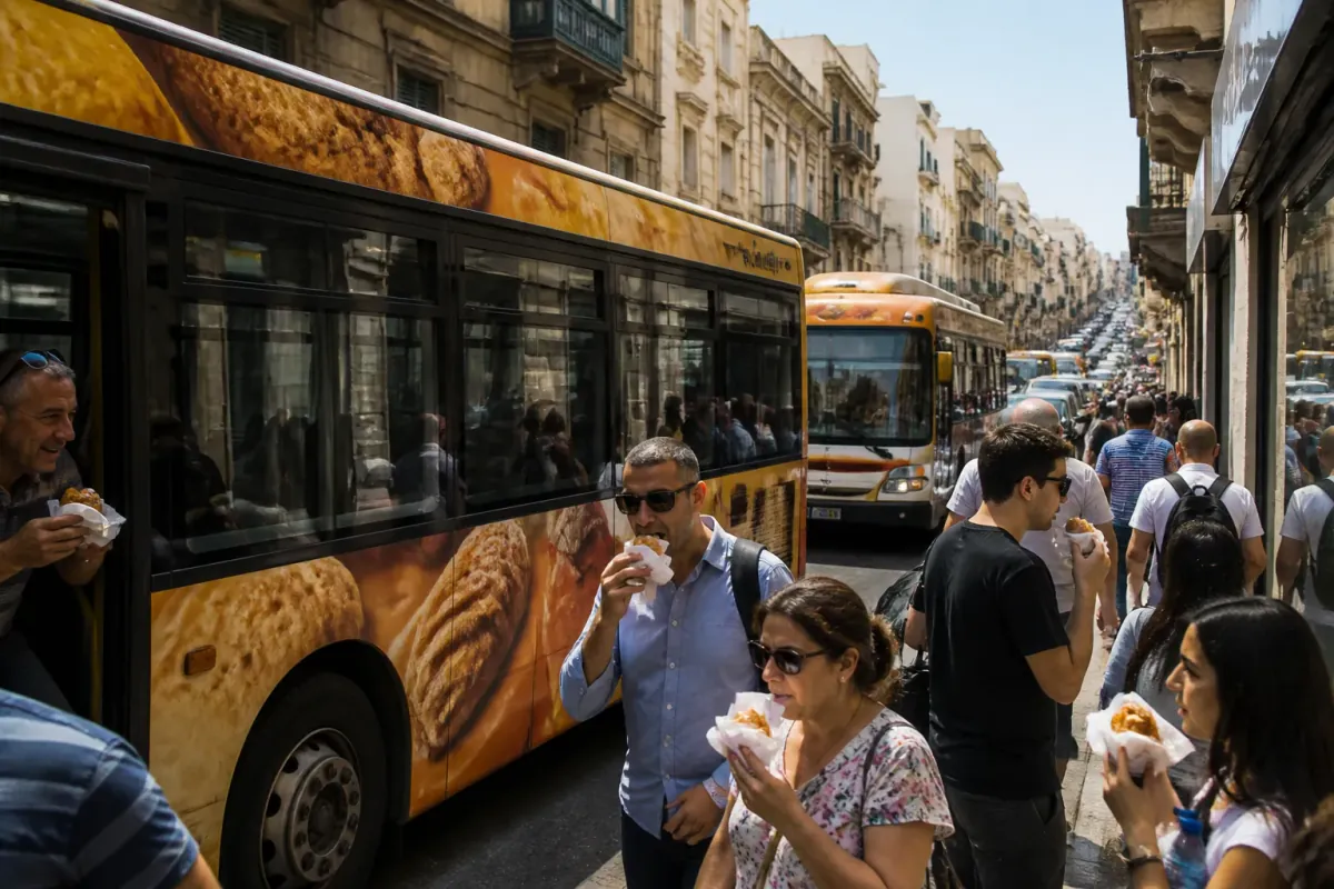 Government Declares All Buses to Run on Pastizzi Leftovers; Traffic Jams Now Smell Like Heaven