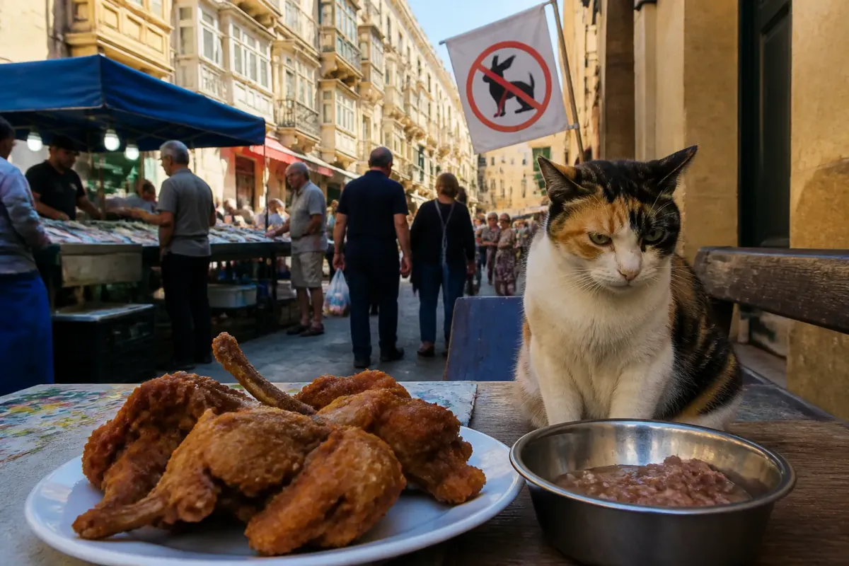 Malta’s National Fish and Chips Bureau Declares Deep-Fried Rabbit as New National Dish, Cats Demand Compensation