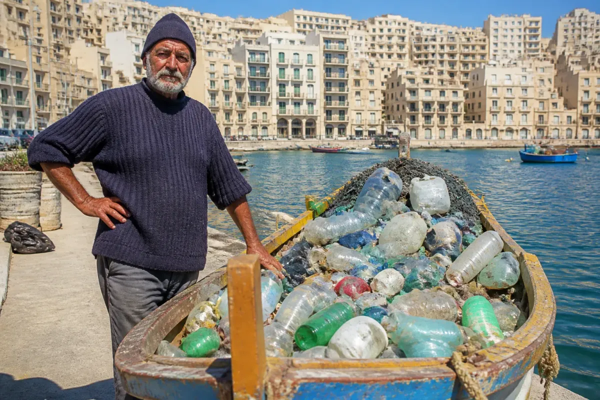 Local Fisherman Plans Restaurant Where Plastic is the New Catch of the Day