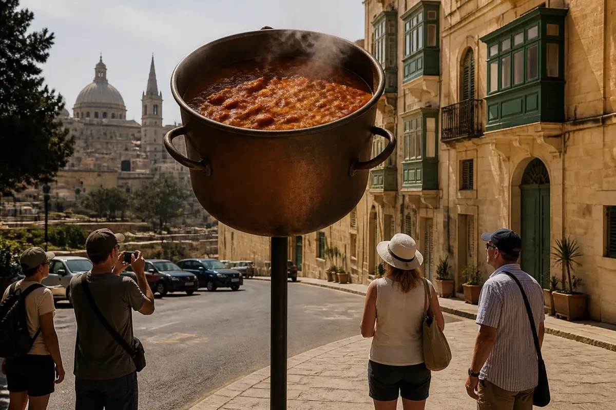 Maltese Government Replaces Road Signs with Giant Stews to Improve Tourist Experience