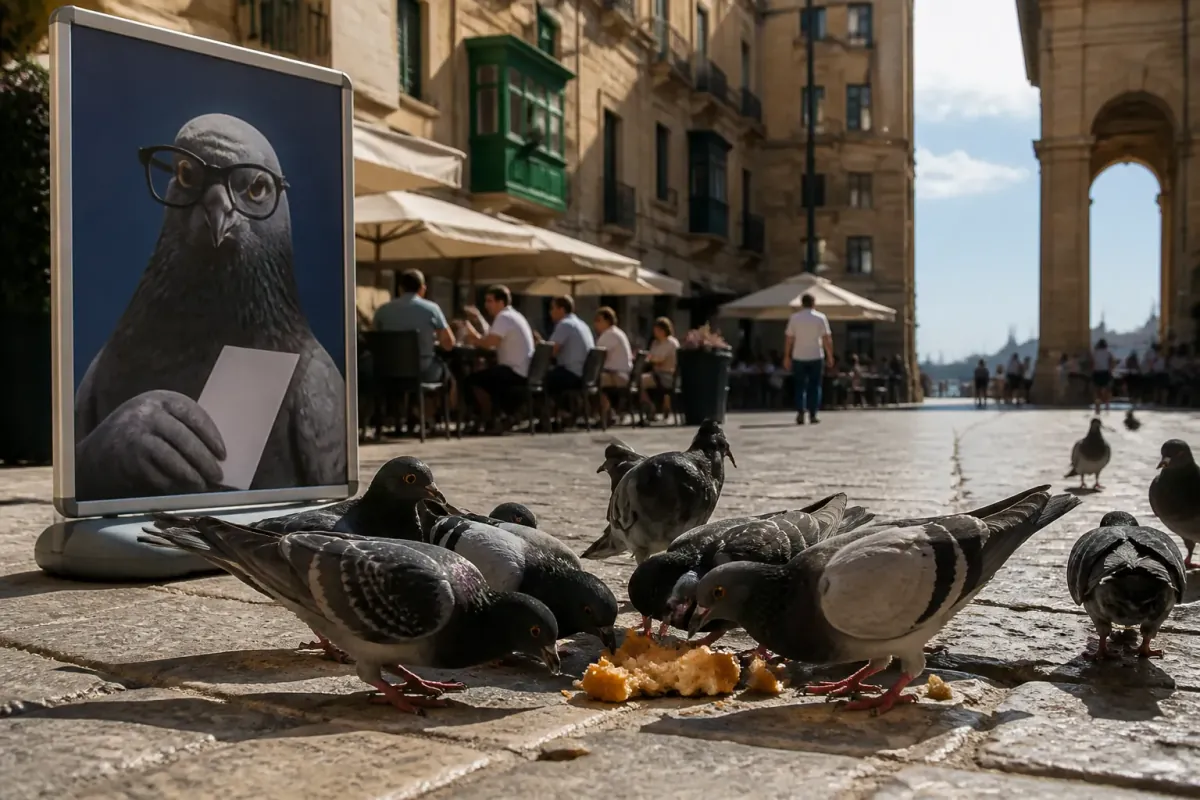 Maltese Government Grants Citizenship to Pigeons, Voting to Be Decided by Pastizzi Preference