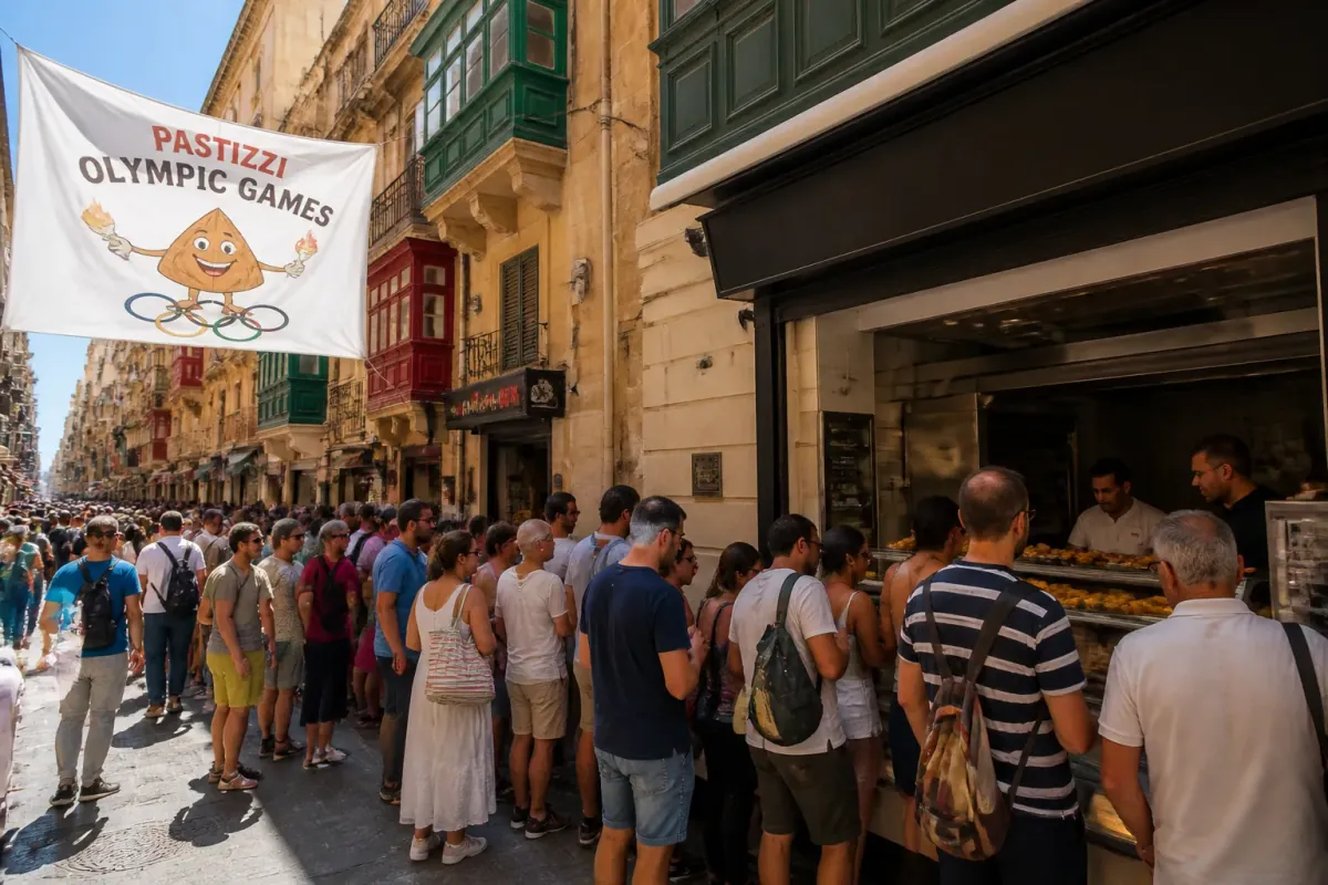 Maltese Government Declares Pastizzi Queue a National Sport and Announces First Olympics