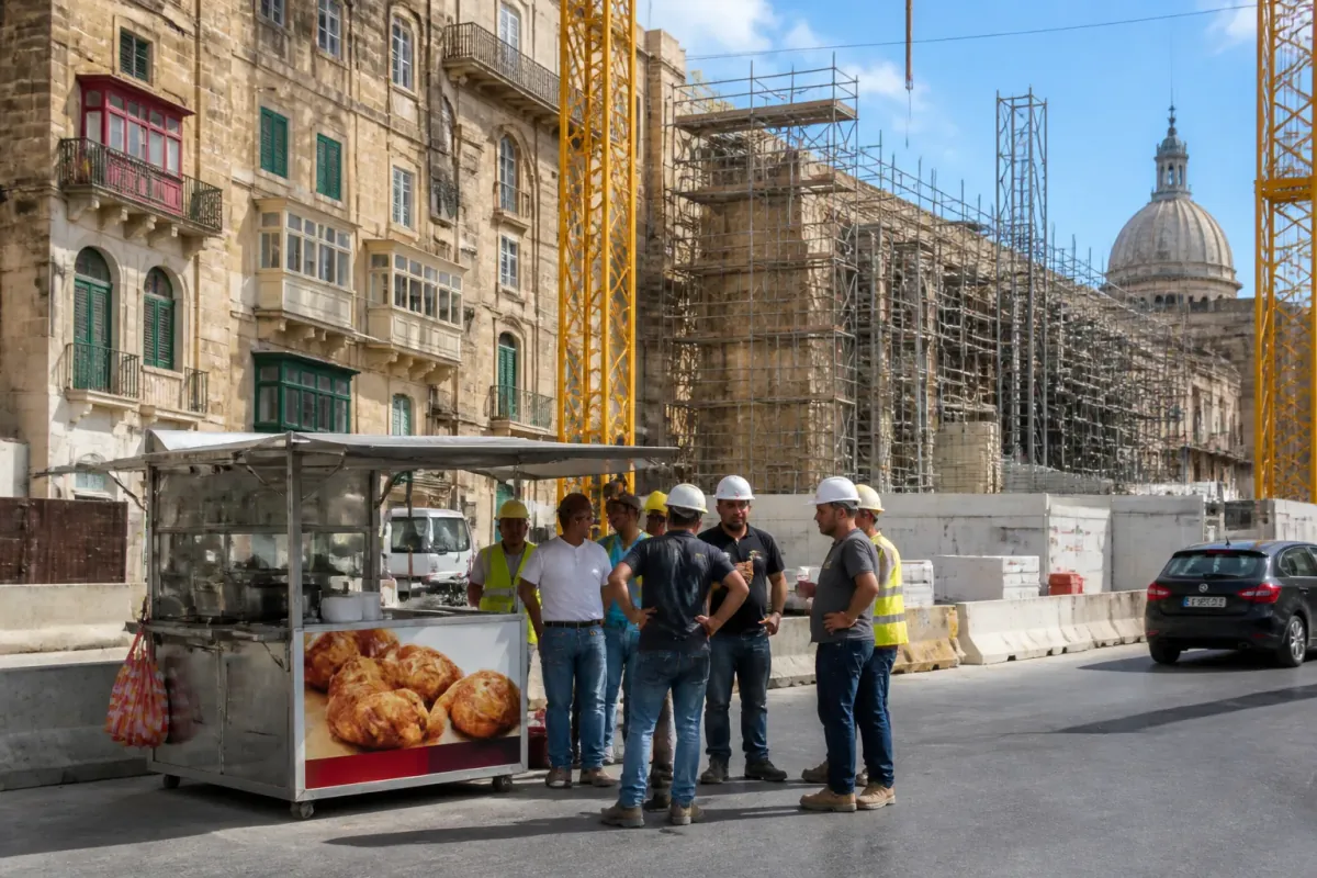 Government Offers Free Pastizzi for Every Construction Complaint, Calls It Economic Strategy