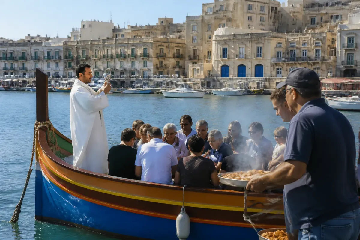 Maltese Government Enacts ‘Spiritual Buoyancy’ Law: Sunday Masses to Be Held on Boats with Free Pastizzi