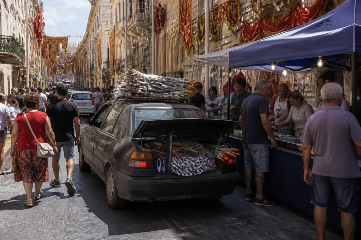 Maltese Government Replaces Traffic Lights with Village Feasts, Cars with Fireworks Get VIP Pass