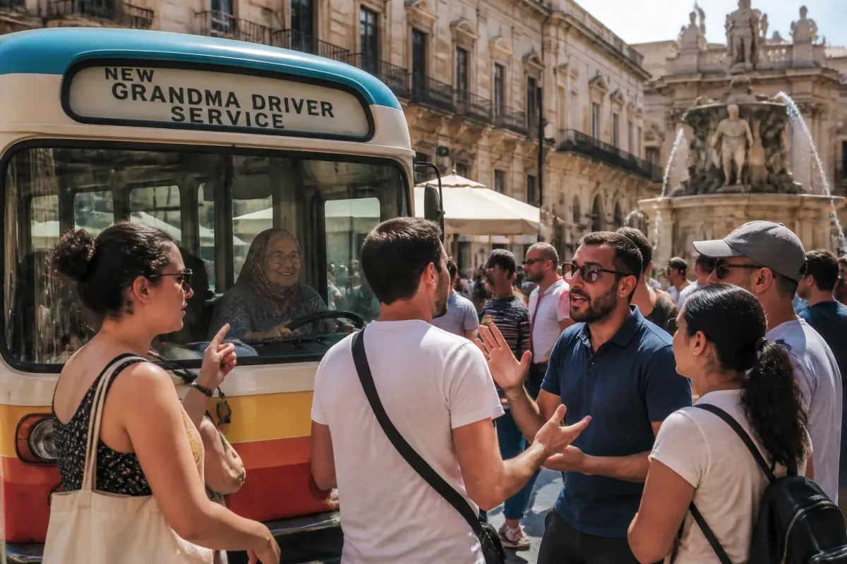 Maltese Government Replaces Bus Drivers with Grandmothers to Cut Traffic Jams