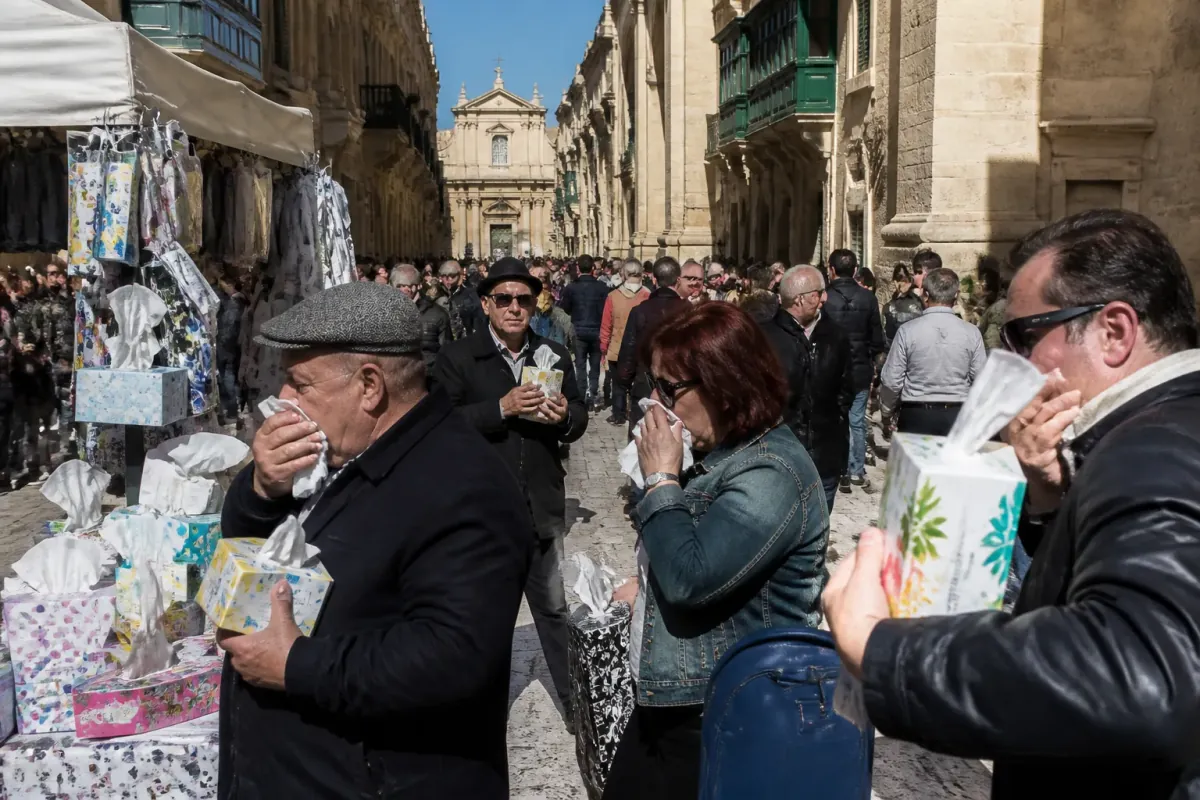 Maltese Government Declares Sneezing Day; Tissues Sell Out by Lunchtime