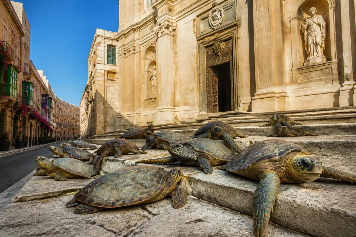 Maltese Government Declares Cathedrals Turtle Sanctuaries After Gelato-Induced Existential Crises