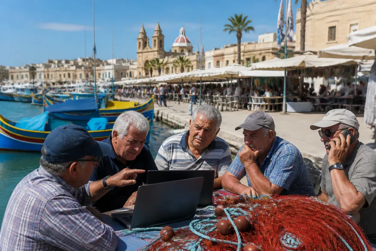 Retired Fishermen in Marsaxlokk Launch Party for Wi-Fi Fishing, Claim Fish Have Feelings
