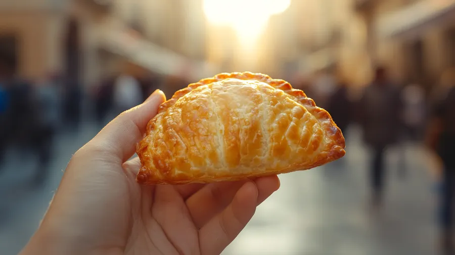 Hand holding pastizz